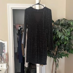 Sparkly black dress